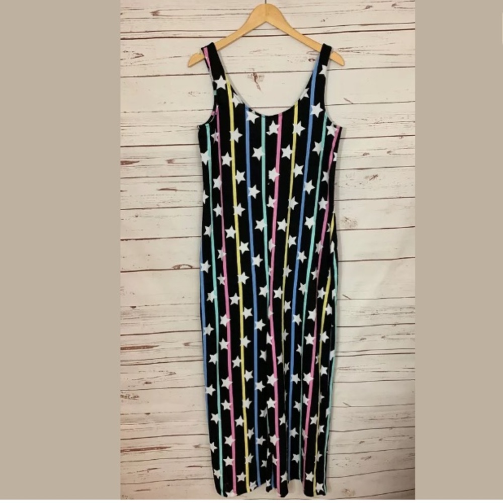 ASOS Star & Stripe Wide Leg Sleeveless Jumpsuit - Picture 3 of 8